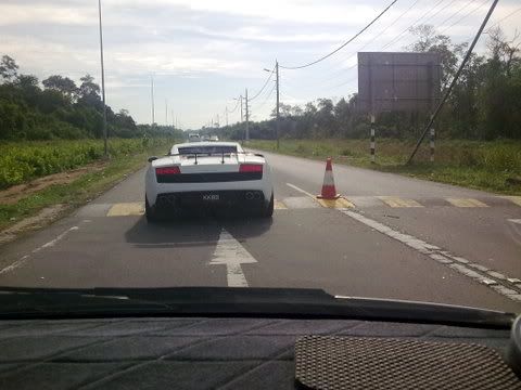 elwwmatrix wrote Just now arriving from Brunei the White Lamborghini was 