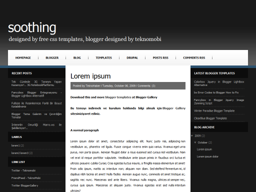 Blogger Tema