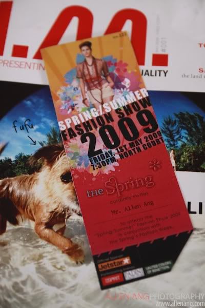 Spring/Summer Fashion Week 2009 @ the Spring Fashion Week Private Function Invitation