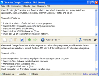 Translate Client,translate,kamus,bahasa