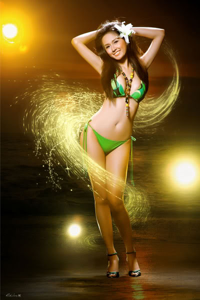 Mai Phuong Thuy with Bikini