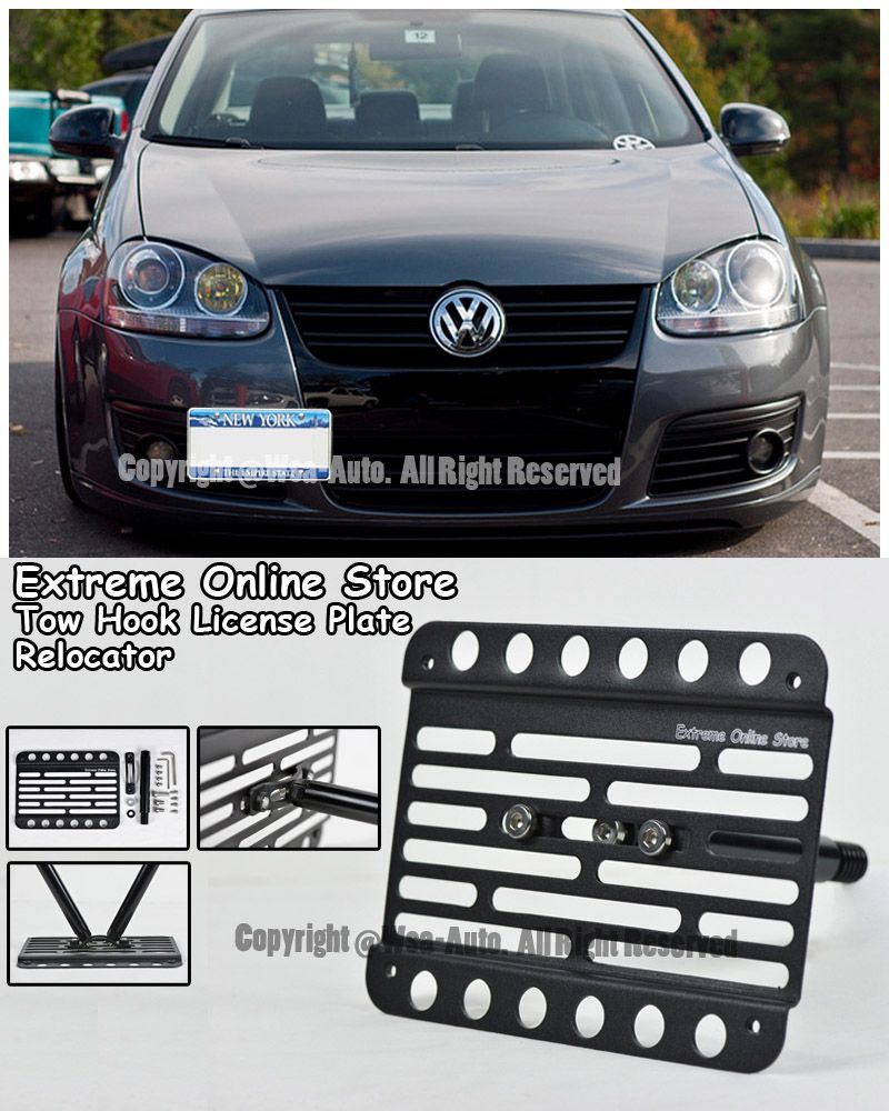 For 0510 Volkswagen Jetta A5 TDI Cup Body Front Tow Hook License Plate