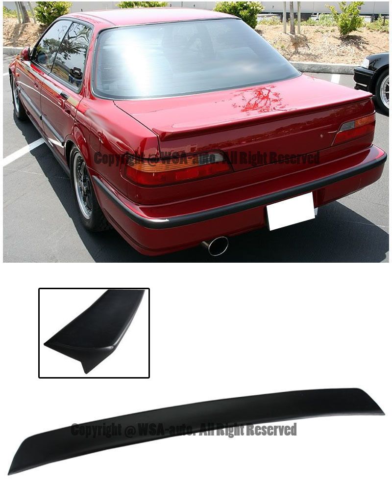 For 9093 Acura Integra Sedan 4Dr DB1 Style Rear Trunk Lip Wing Spoiler Kit JDM eBay