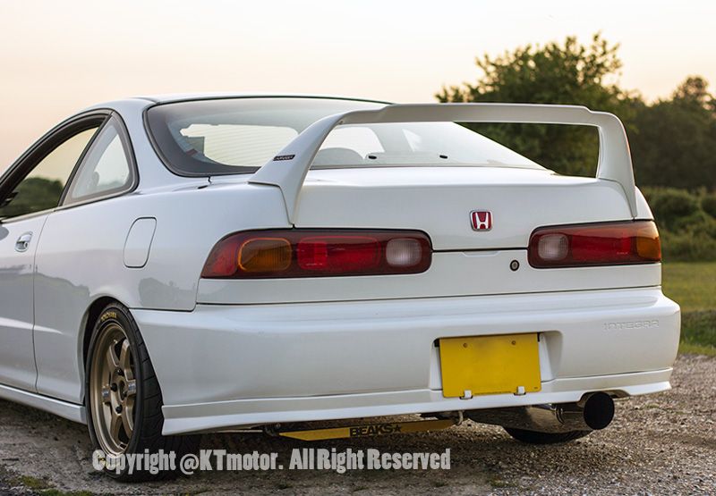 For 9401 Acura Integra DC2 Mugen Gen 1 Style Rear Spoiler Wing W/ Red Emblems eBay