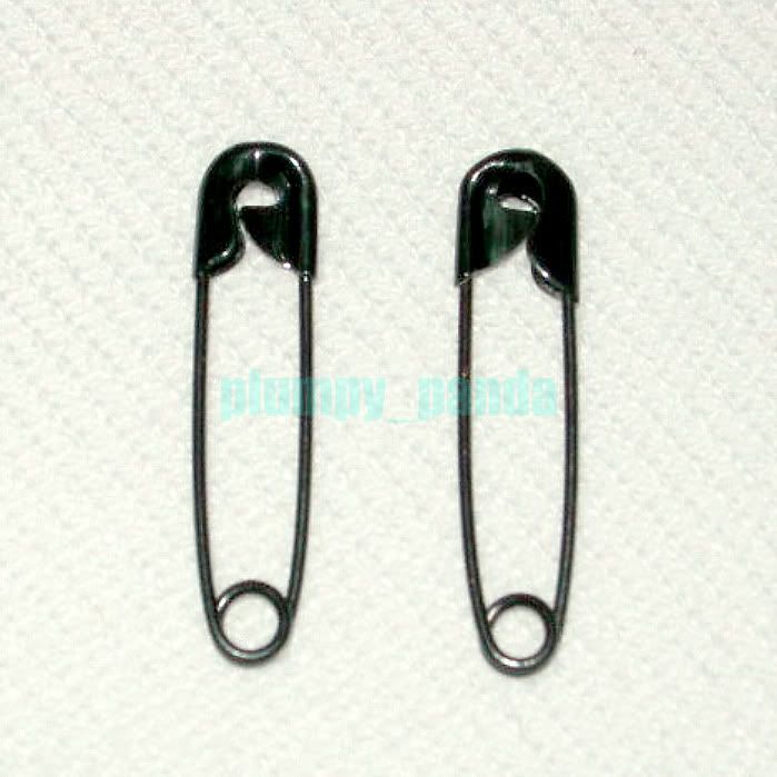 SMALL Coiled Safety Pins Tailors Crafts Clothing Fashion Garment