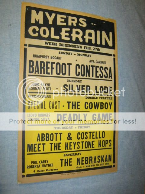 Calendar COLERAIN NORTH CAROLINA 1955 Barefoot Contessa  