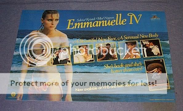 Original 1986 EMMANUELLE IV Sylvia Kristel Mia Nygren  