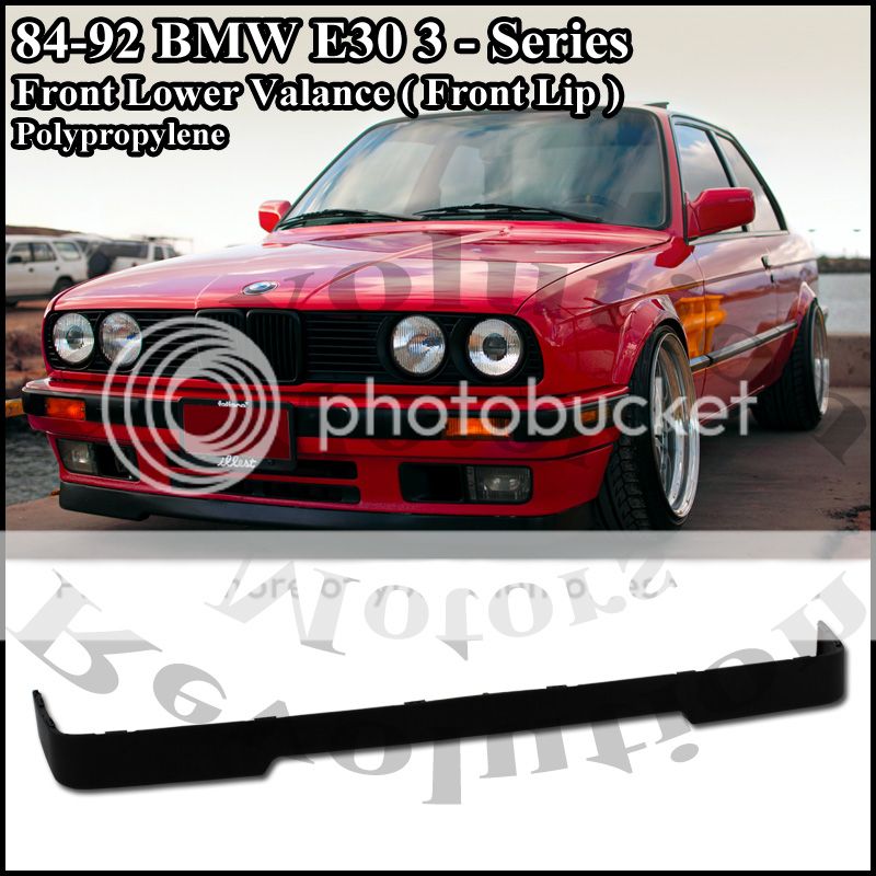 84 92 BMW E30 3 SERIES IS LOWER VALANCE PP Front Lip OE Style  