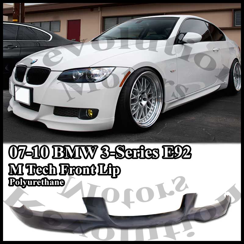 07-10 BMW E92 3-Series OE Style M-Tech Style Front Bumper Lip Aero Kit ...