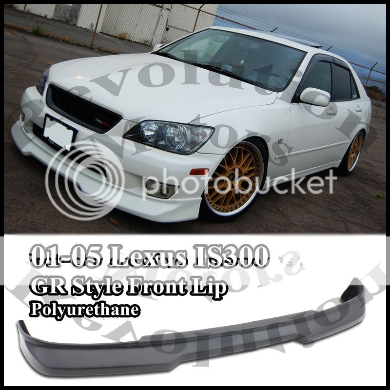 01 05 Lexus IS300 GR Style Front Bumper Lip Kit altezza JDM Sedan 4DRS