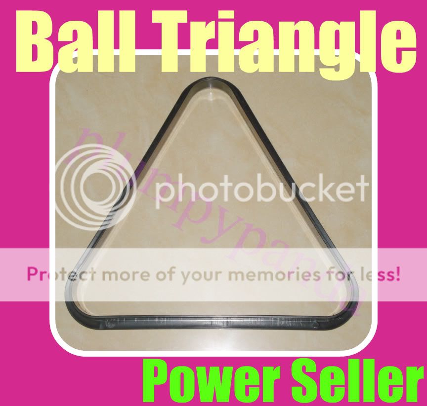 Plastic Snooker Pool Triangle 15 Ball Rack + FREE GLOVE  